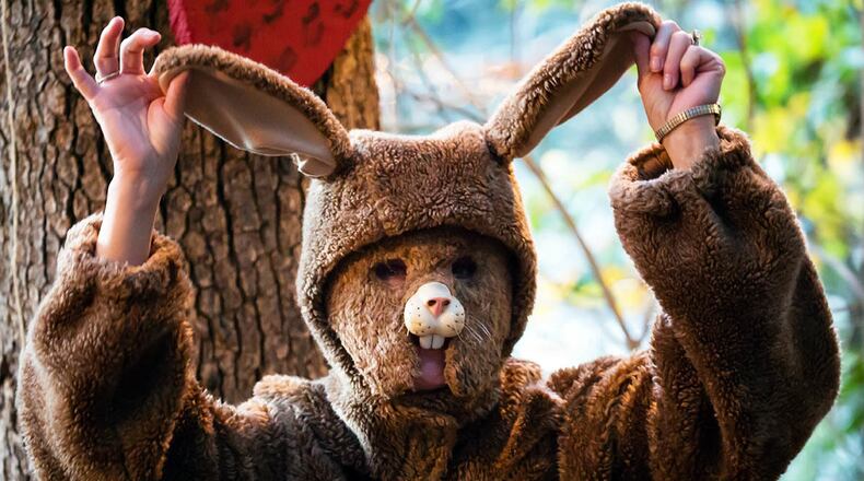 At the Chattahoochee Nature Center's Halloween Hikes, costumed woodland characters teaching visitors about nature as they lead families on a non-scary trek through the woods.