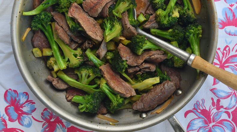 Thai-Inspired Beef and Broccoli.
(CHRIS HUNT FOR THE ATLANTA JOURNAL-CONSTITUTION)