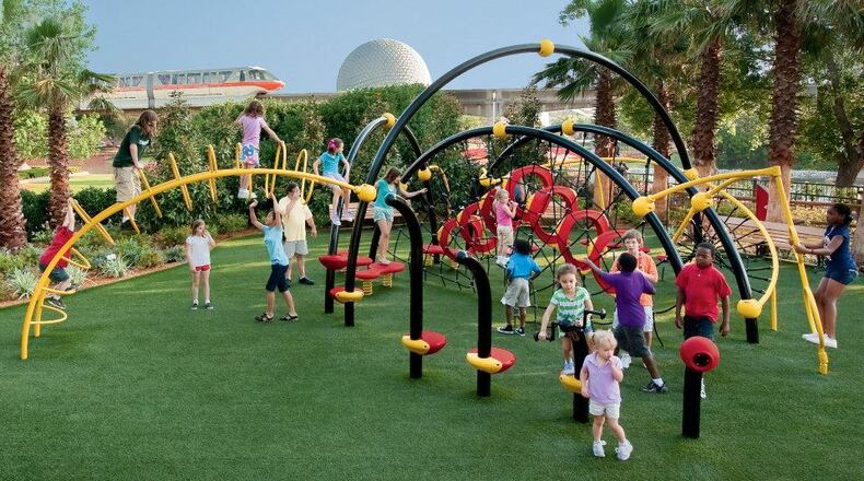 An example of the kind of playground equipment that Architectural Design Specialties/Playground Creations may use to replace and install new playground equipment at Lilburn City Park. Courtesy Architectural Design Specialties/Playground Creations