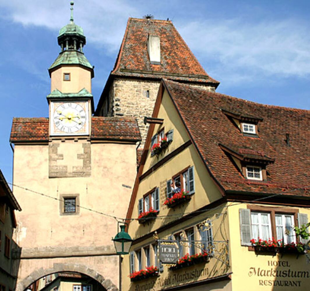 Middle Ages splendor of Rothenburg, Germany