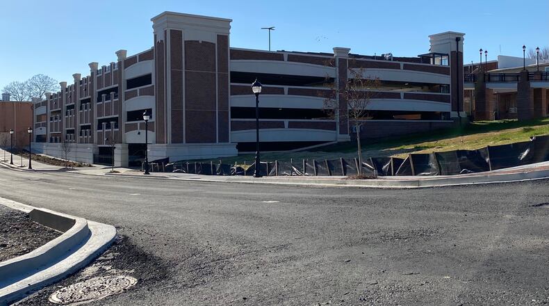 Buford hopes to entice a project that may house singular or multiple commercial/office suites and residences near the city's new parking deck. (Photo by Karen Huppertz for the AJC)