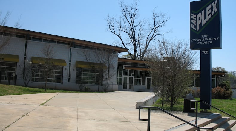 Fanplex was built to draw Atlanta Braves fans after baseball games, but the spectators didn’t come as expected. It’s been closed since 2004. Now, it’s being considered as a diversion center for Atlanta’s homeless. AJC FILE PHOTO