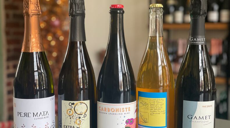 Sparkling wines are perfect for your holiday party. Krista Slater for The Atlanta Journal-Constitution
