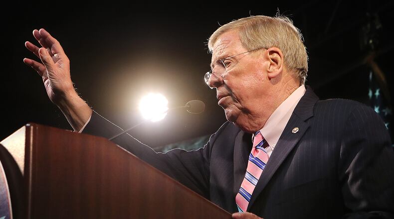 There’s been talk that if Roy Moore wins next month’s special U.S. Senate race in Alabama, the chamber could move to expel him over allegations that the Republican candidate, while in his 30s, engaged in sexual misconduct involving teenagers. If that happened, Georgia U.S. Sen. Johnny Isakson would play a key role as chairman of the Senate Ethics Committee. Curtis Compton /ccompton@ajc.com