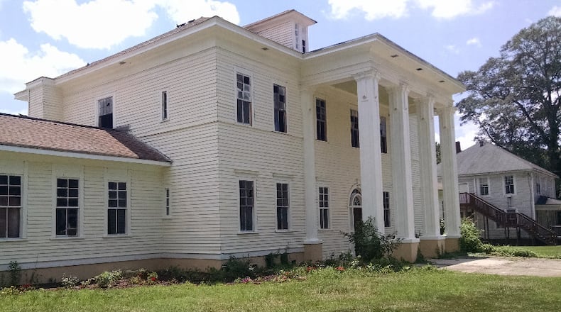 Built in 1910, the Haistens Hospital Building - on nearly an acre in Griffin - is available for sale at $50,000. Courtesy of the Georgia Trust for Historic Preservation