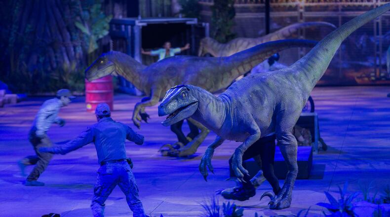 Jurassic World Live is at Gas South Arena for six shows Feb. 23-25, 2024. (Babbit Bodner Inc.)