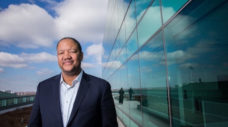Michael Strautmanis, vice president of civic engagement for the Obama Foundation, poses for a portrait at their new headquarters on the South Side on March 18, 2016 in Chicago. (Zbigniew Bzdak/Chicago Tribune/TNS)