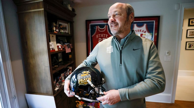 Gary Stokan, CEO and president of the Peach Bowl, has positioned the contest as one of the nation’s top bowl game organizations. He is set to retire this year after his final Peach Bowl. (Miguel Martinez/AJC)
