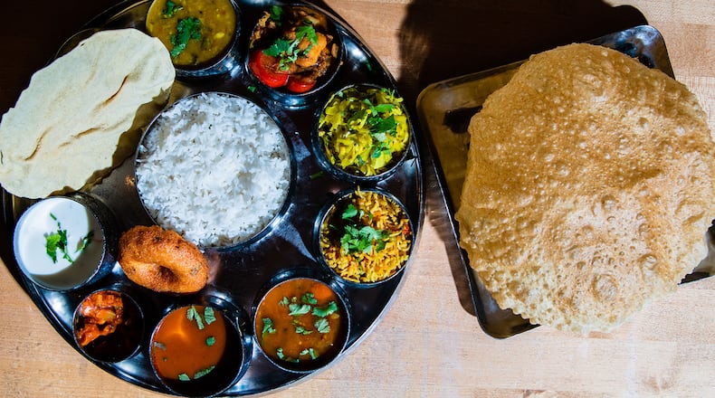 Madras Mantra, 2179 Lawrenceville Highway, Decatur. 
“I’d say stick with the flavors as the kitchen suggests them. Order the chole bhatura and you’ll be delivered a large platter bearing two deep-fried bhaturas as fluffy and inflated with air as a pair of balloons. “ – Wyatt Williams