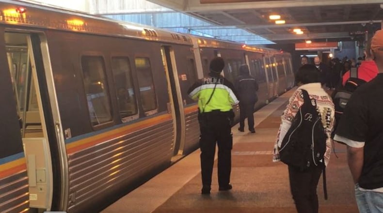 An emergency situation at the Buckhead MARTA station led to delays on the red line early Tuesday.
