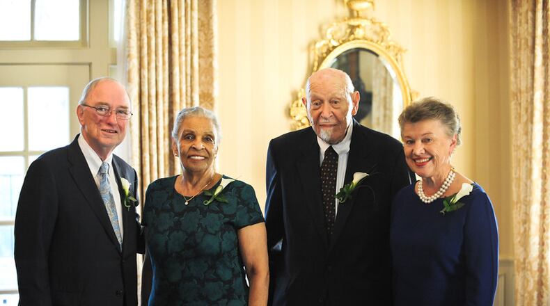 Hank M. Huckaby,  Dolly Desselle Adams, Bishop John H. Adams and Ann Q. Curry will be honored at this year’s Heroes, Saints & Legends gala presented by the Foundation of Wesley Woods.