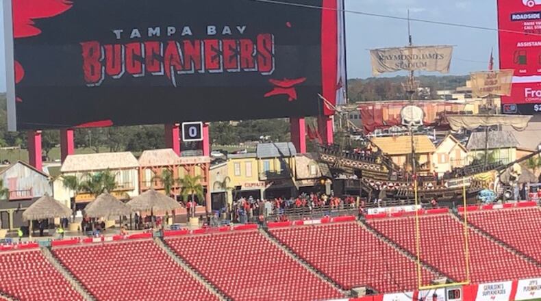 The Falcons (6-9) are set to play the Buccaneers (5-10) in a NFC South battle on non-)playoff teams on Sunday. (By D. Orlando Ledbetter/dledbetter