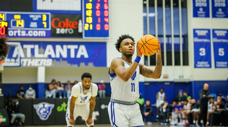 Georgia State guard Corey Allen from the 2021-22 season.