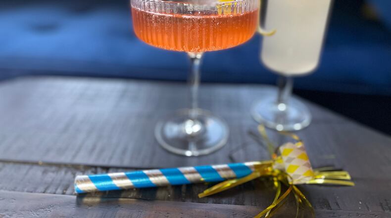 Beyond popping the cork on a bottle of Champagne, sparkling cocktails are a fun way to celebrate a new year. Angela Hansberger for The Atlanta Journal-Constitution