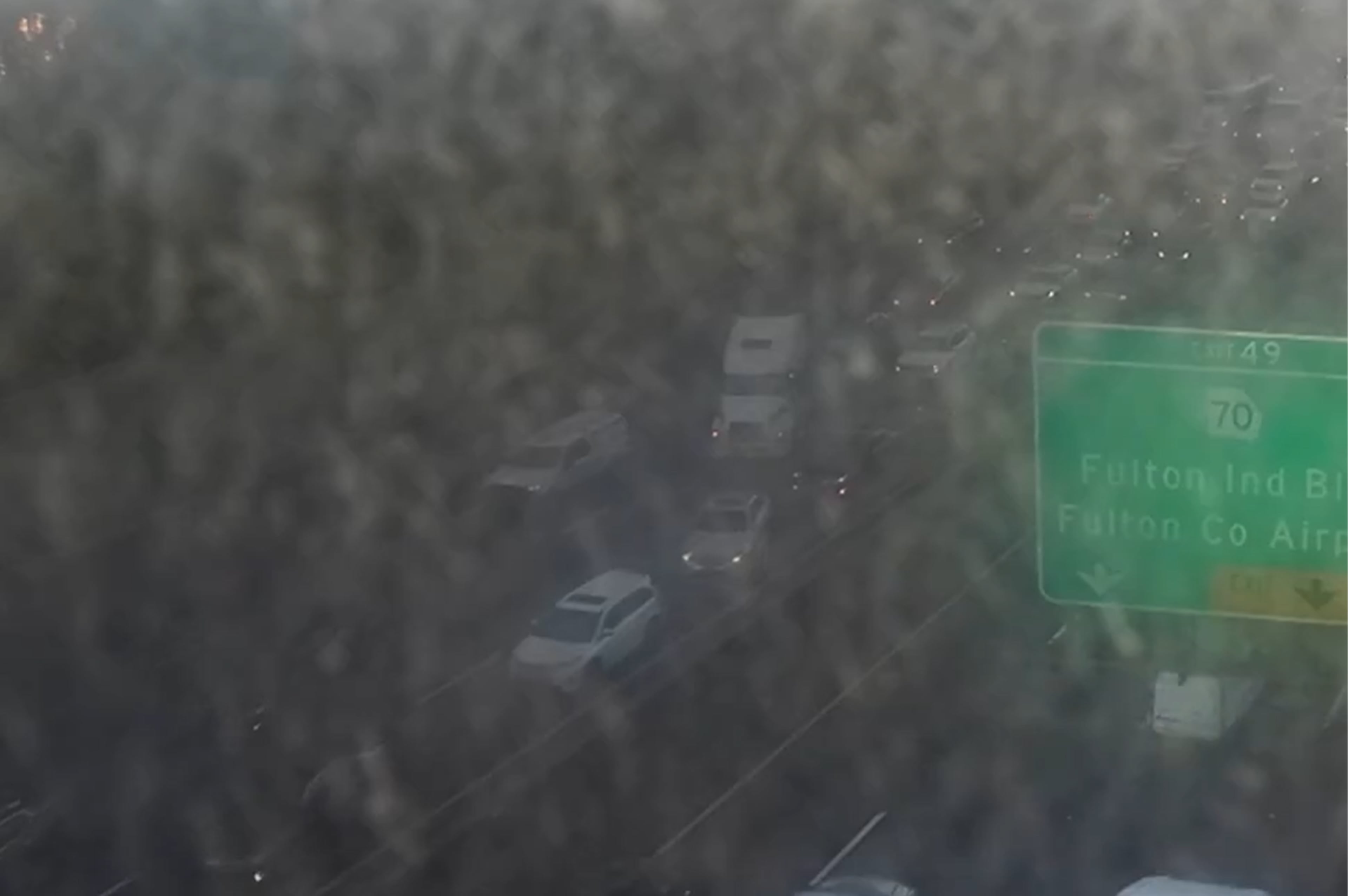 I-20 East to I-285 crash