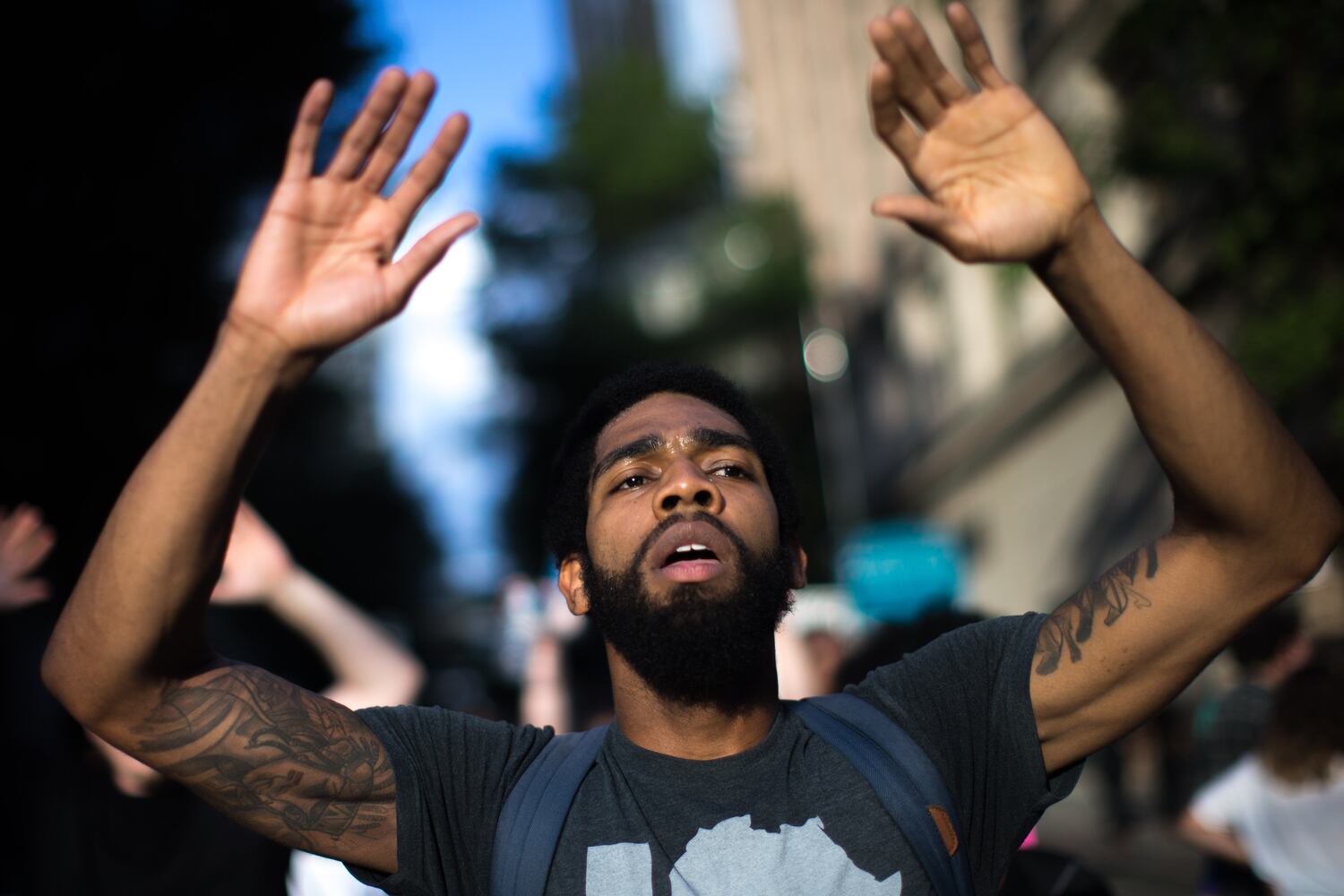 Friday demonstrations in Atlanta