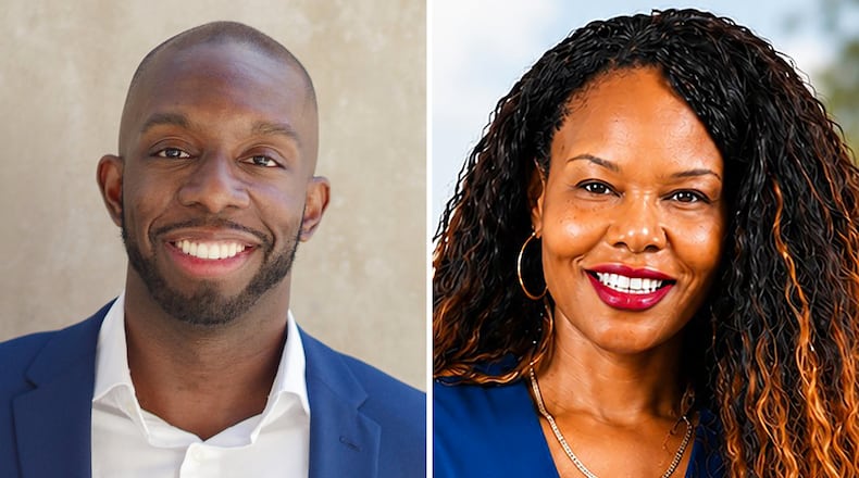 From left, Everton Blair and Marcye Scott. (Melissa Golden/Courtesy of Marcye Scott)