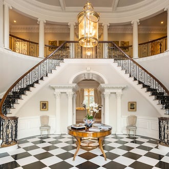 Sold for $12,865,000, the Buckhead property features over 14,000 square feet of living space in the main house alone.