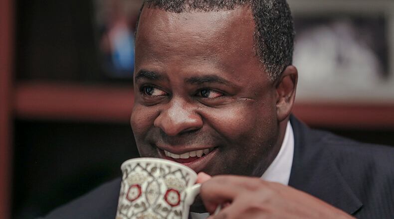 Mayor Kasim Reed pulls no punches when dealing with his critics. (JOHN SPINK / JSPINK@AJC.COM)