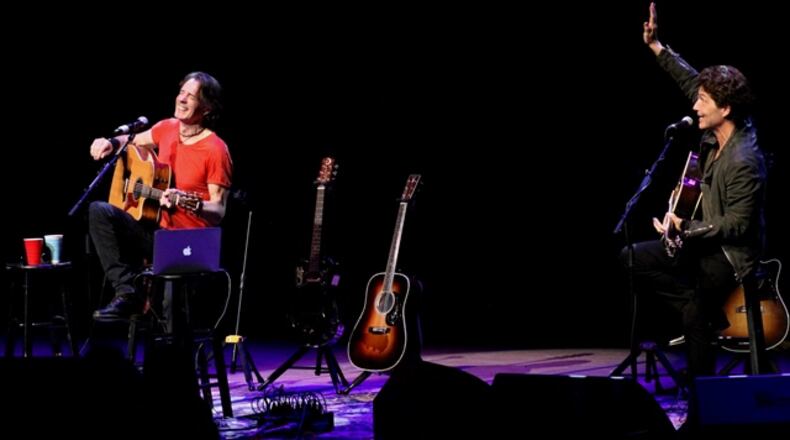 Rick Springfield and Richard Marx had plenty of fun at their Dec. 5 concert at Atlanta Symphony Hall. Photo: Melissa Ruggieri/AJC