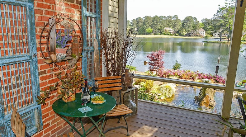 Atlanta has proportionally more expensive homes listed for sale than the national average. Here’s a home looking out onto a lake at the Country Club of Roswell. (Christopher Oquendo www.ophotography.com)