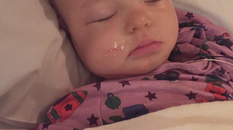 Reese after surgery. CREDIT: Facebook photo