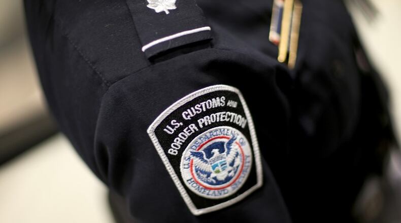 A U.S. Customs and Border Protection officer's patch. (Photo: Joe Raedle/Getty Images)