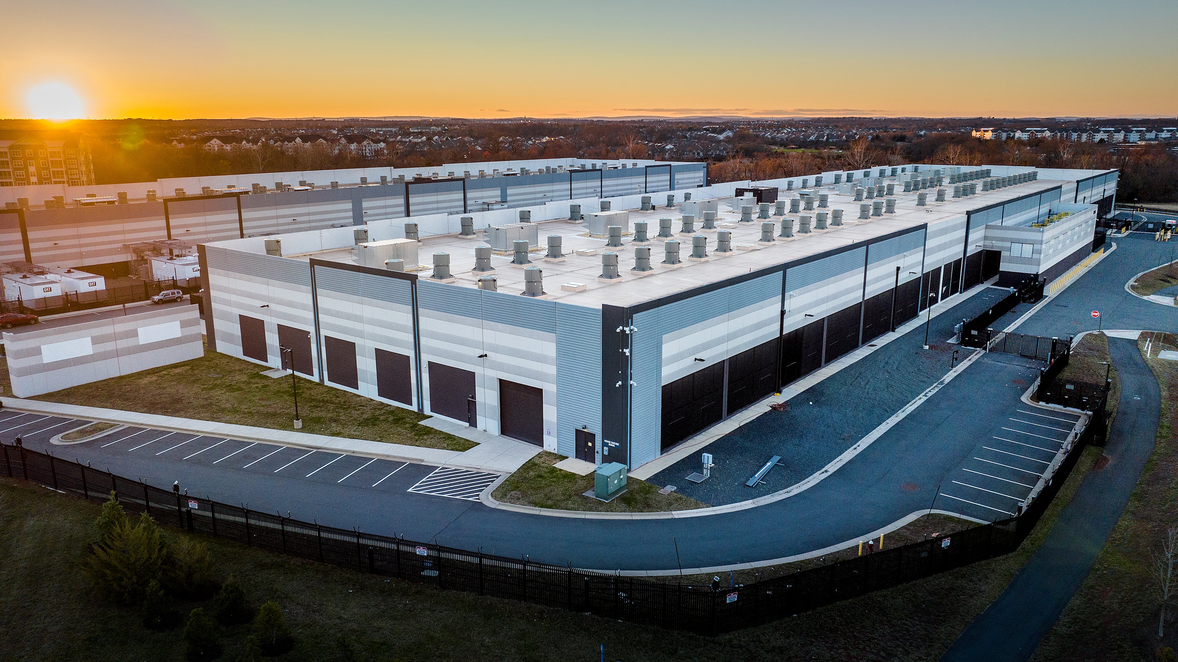 Amazon data centers like this one exist around the country, and in July the company paid roughly $270 million to buy a 985-acre development site to build a data center within the Legacy 75 Trade Center in Lamar County. (Courtesy of Noah Berger/Amazon Web Services)