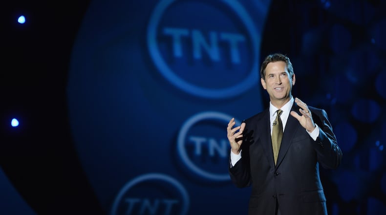 NEW YORK, NY - MAY 14: Michael Wright speaks onstage at the TBS / TNT Upfront 2014 at The Theater at Madison Square Garden on May 14, 2014 in New York City. 24674_002_1009.JPG (Photo by Dimitrios Kambouris/Getty Images for Turner) NEW YORK, NY - MAY 14: Michael Wright speaks onstage at the TBS / TNT Upfront 2014 at The Theater at Madison Square Garden on May 14, 2014 in New York City. 24674_002_1009.JPG (Photo by Dimitrios Kambouris/Getty Images for Turner)