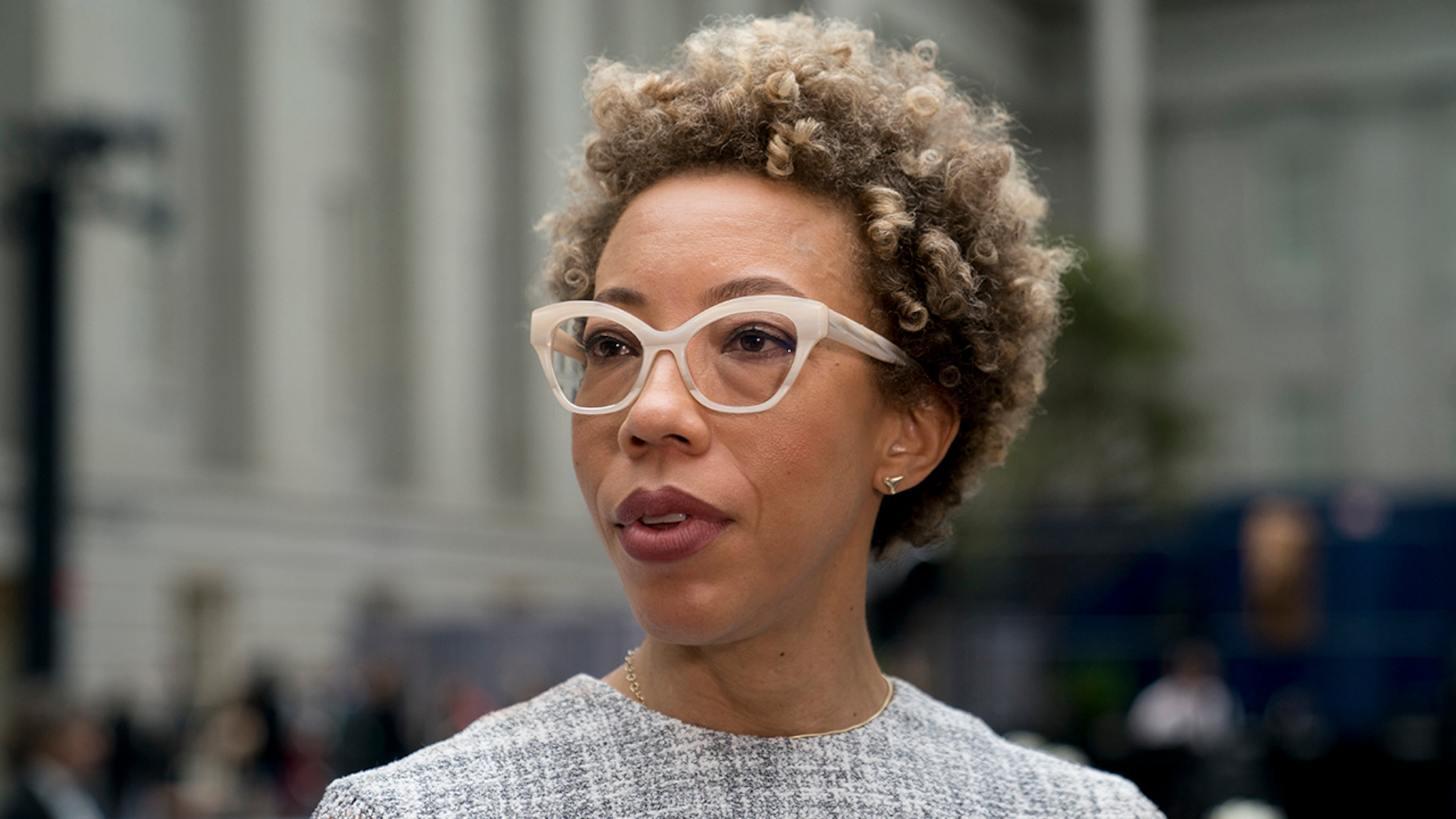 Amy Sherald pulled out of a National Portrait Gallery exhibition that was to open in September over possible censorship of her painting of a transgender Statue of Liberty. (Andrew Harnik/AP)