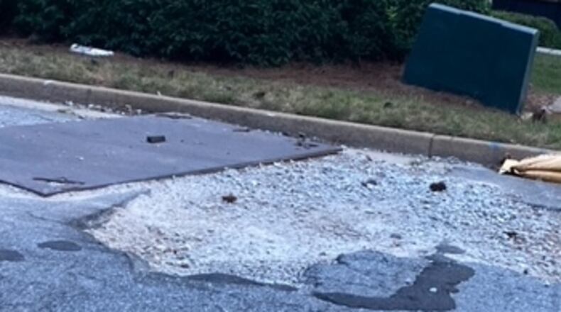 LeyAnna Messick wants this hole fixed.