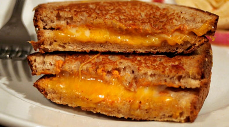Grilled cheese sandwiches come in all sorts of different cheesy shapes and sizes