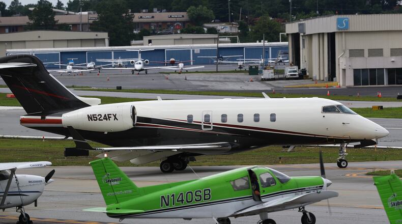 June 10, 2019 Atlanta: A plane departs at DeKalb-Peachtree Airport on Monday, June 10, 2019, in Atlanta. Curtis Compton/ccompton@ajc.com