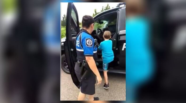 A Florida woman shot a video during a stop by Canton police stop earlier this week. More than 10,000 people had viewed it by Thursday. (Credit: Facebook)