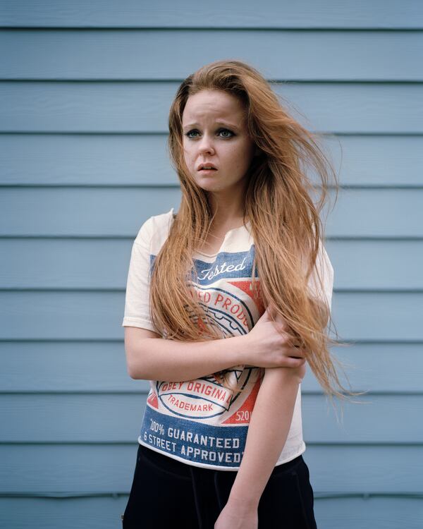 This portrait by Jill Frank, called "everyone who woke up at the yellow house," is part of the "Underexposed" exhibit at the High Museum, focusing on female photographers. Courtesy: High Museum of Art