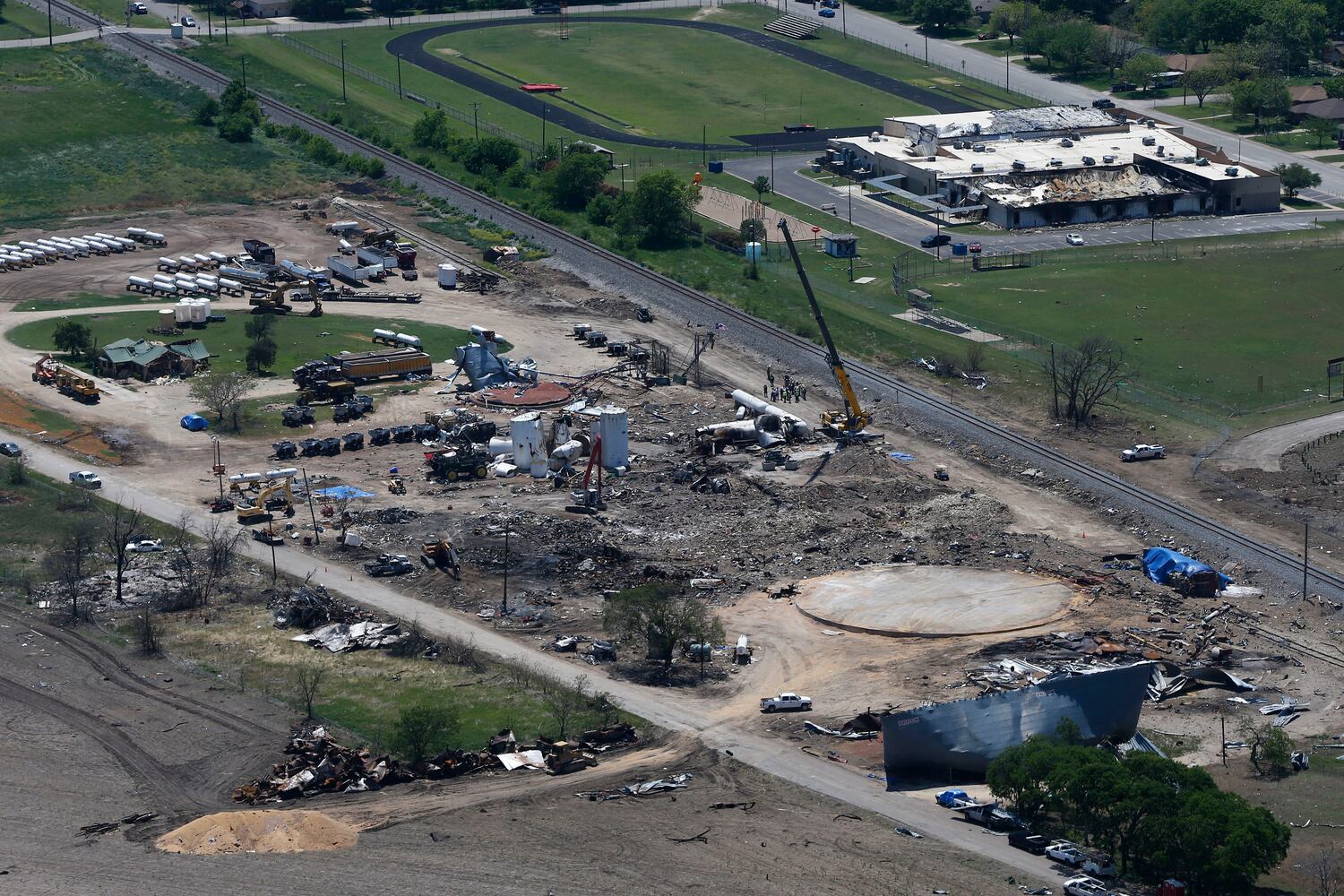 The explosion killed at least 14 people, injured 200 and damaged dozens of buildings on April 17, 2013.