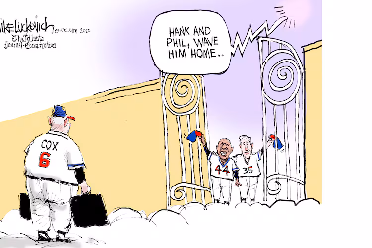 Bobby Cox, the Atlanta Braves legendary manager, has died at age 84. He guided the team to 14 straight division championships and a World Series victory.
