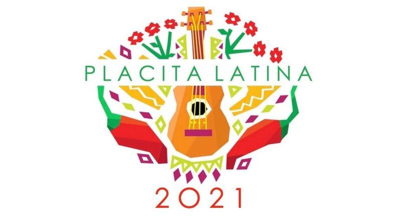 A promotional graphic for Placita Latina 2021.