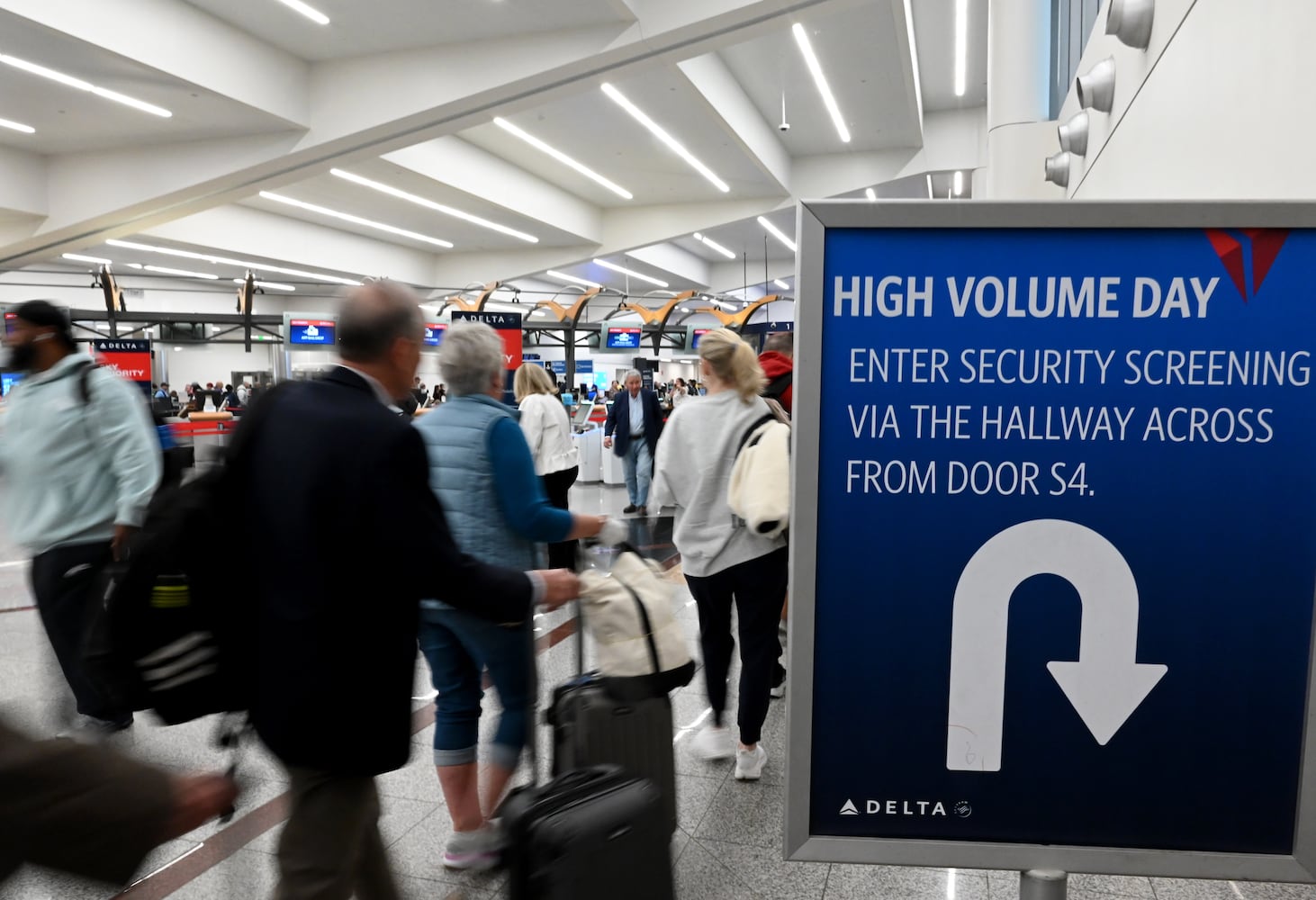 Saturday and weekend airport wait times