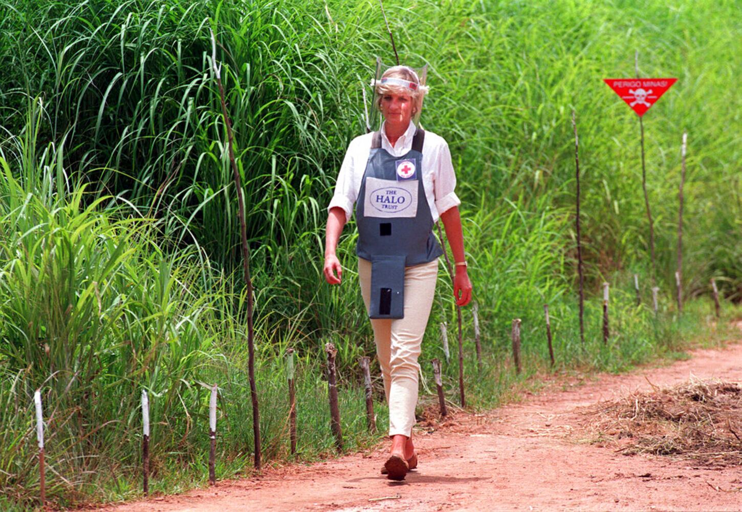Photos: Prince Harry follows in Princess Diana's footsteps to rid world of landmines