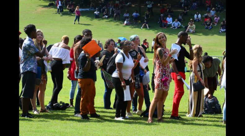 “American Idol” auditions last year at Piedmont Park in Atlanta.