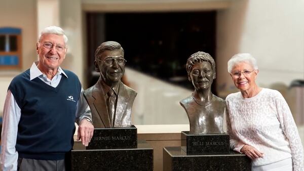 Bernie and Billi Marcus wanted to give back to the people of Georgia. Marcus donated $250 million to launch Georgia Aquarium. (Courtesy of Georgia Aquarium)