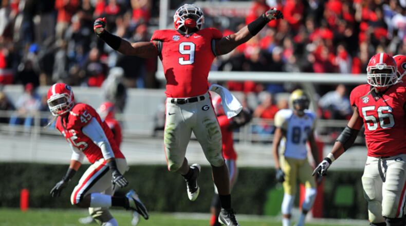 Alec Ogletree (9), linebacker, Georgia.