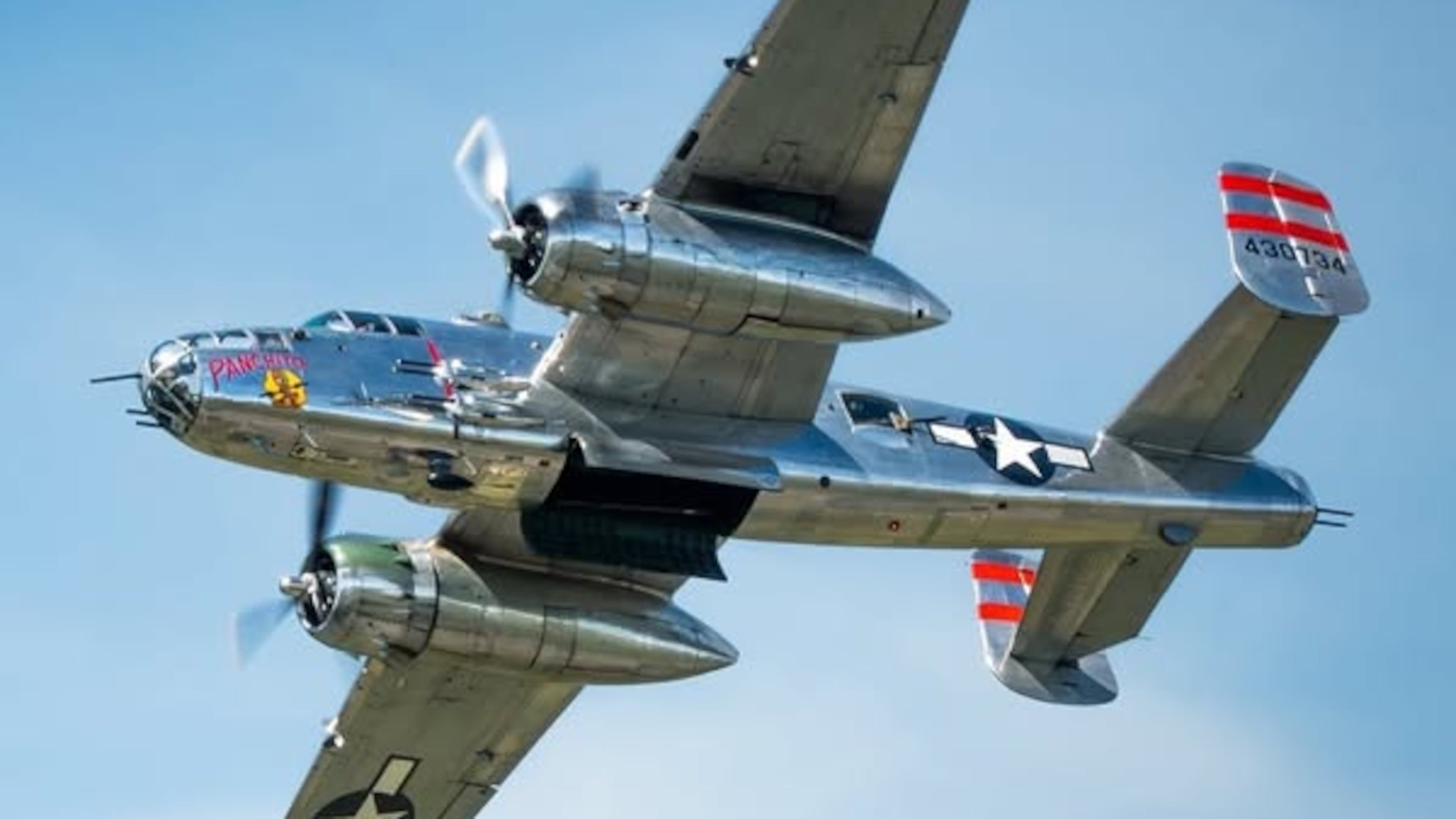 Aircraft such as the B-25J Mitchell, used extensively in the Pacific Theater, will take to the skies at the Air Dot Show at Atlanta Regional Airport in Peachtree City on Saturday and Sunday. (Photo courtesy of Air Dot Show)