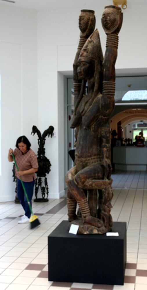 African art collection on display