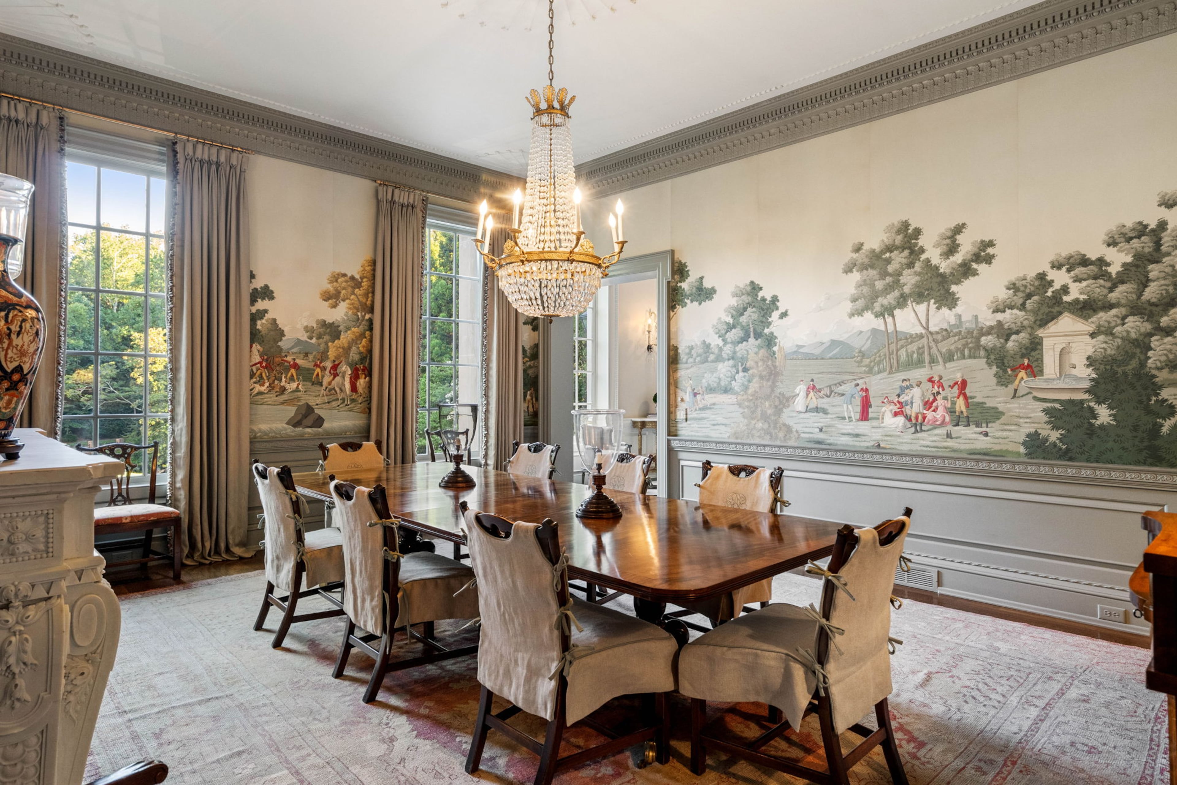 Sold for $12,865,000, the Buckhead property features over 14,000 square feet of living space in the main house alone.