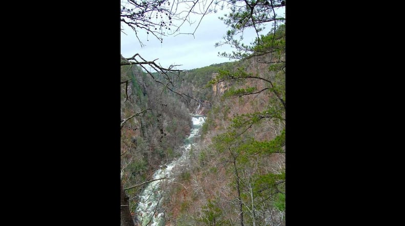 Tallulah Gorge State Park is located in North Georgia’s Rabun County, which is where authorities have been searching for a missing man since Saturday.