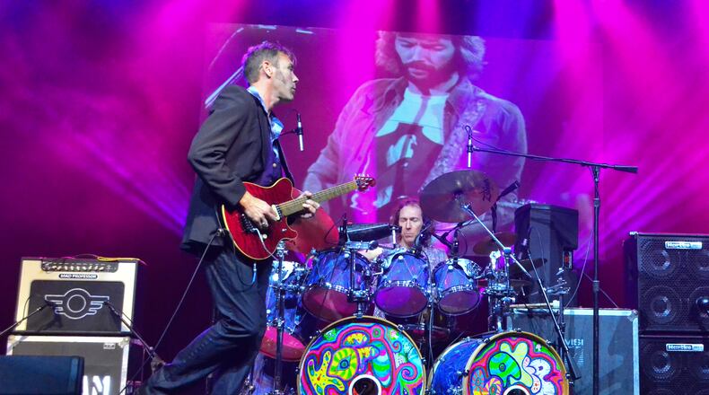 Will Johns (left, on guitar) and Kofi Baker, son of Cream drummer Ginger Baker, play The Music of Cream.