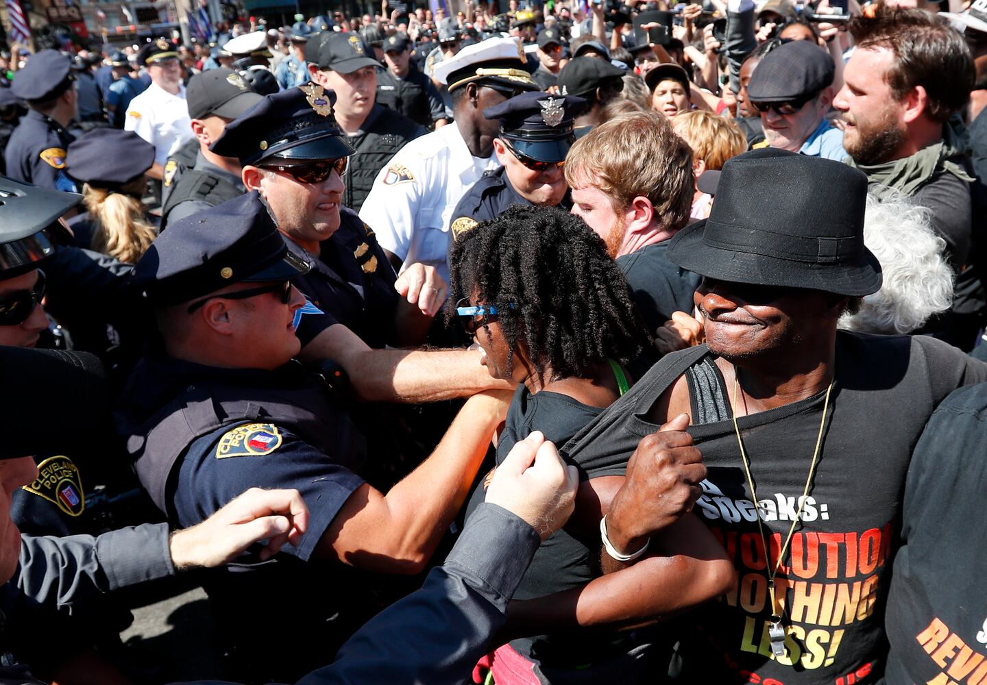 Protests outside GOP convention July 20