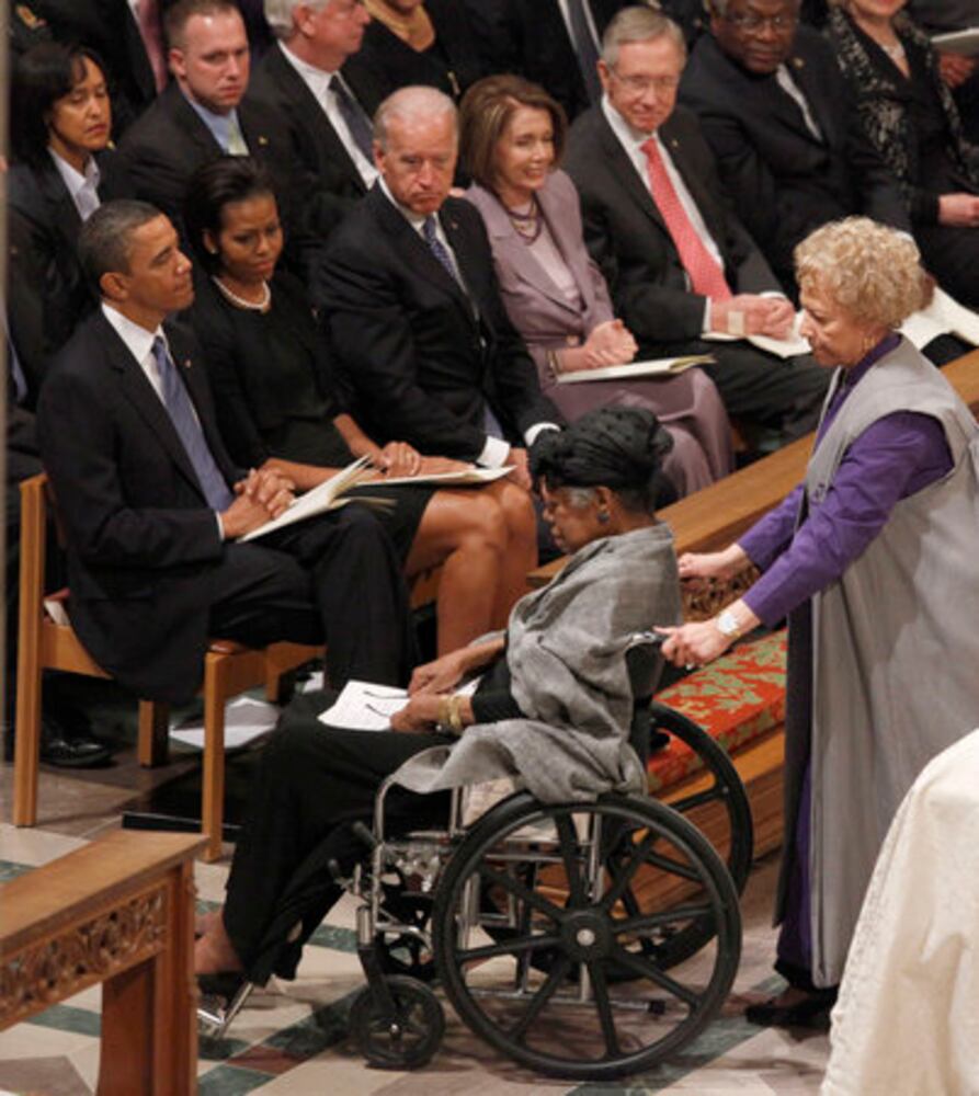 Obama speaks at Dorothy Height funeral
